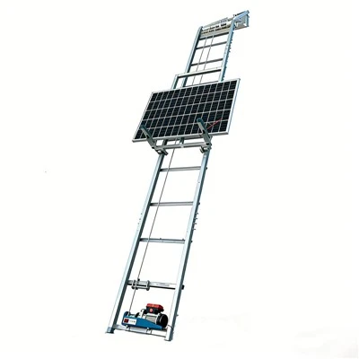 Elevación de escalera aérea de acero de canal