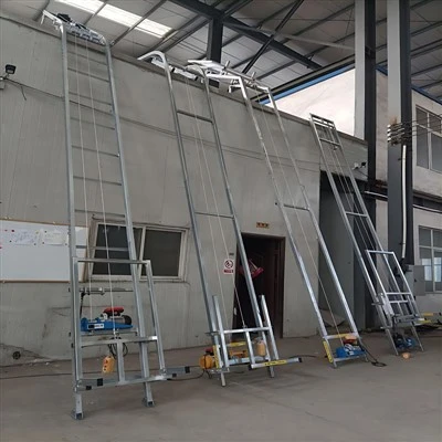 Equipo de elevación de escalera de acero duradero