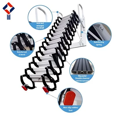 Escalera eléctrica para ático